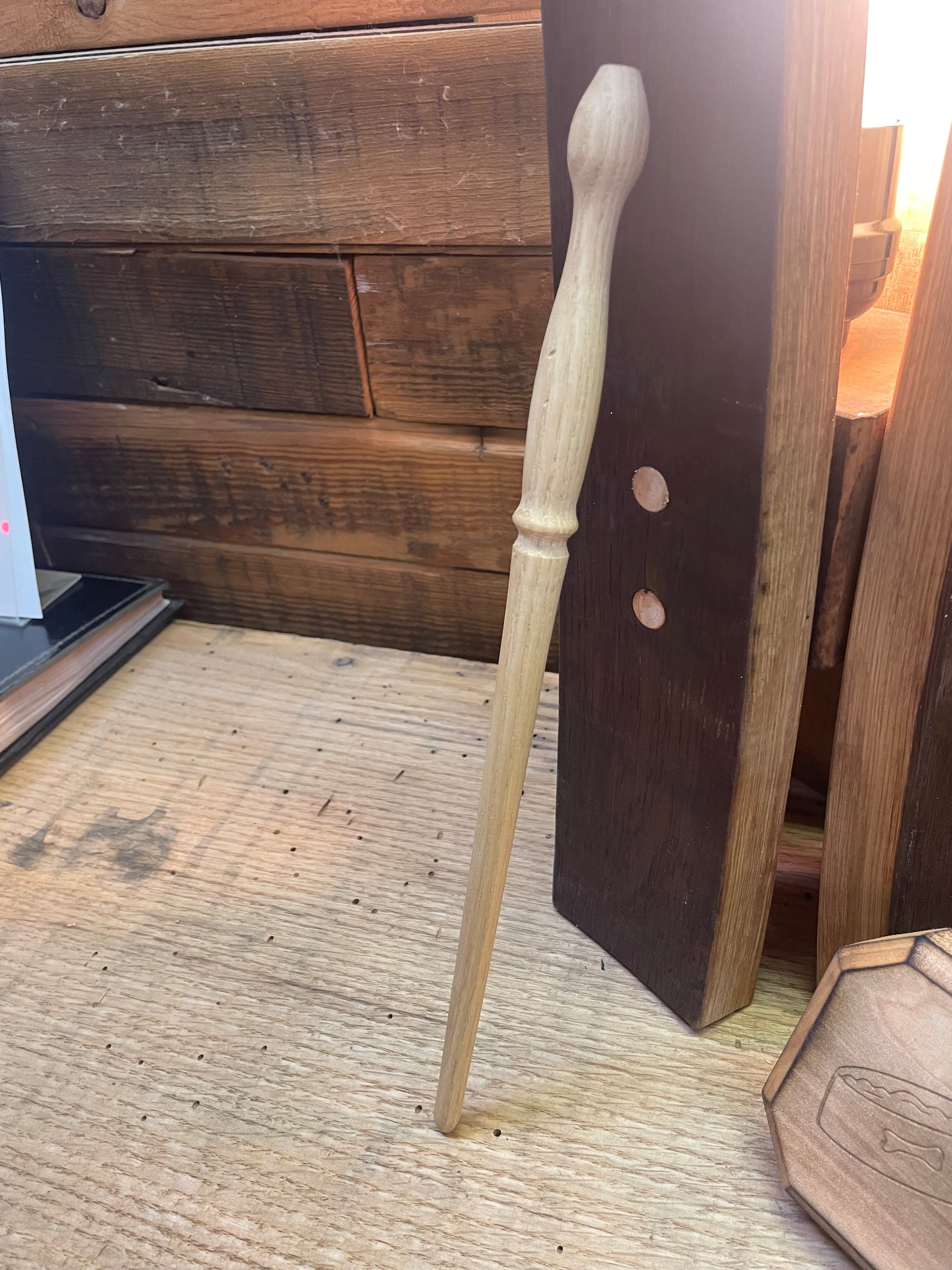 Hand Carved Wands | Black Locust Woodshop Ltd. Co.